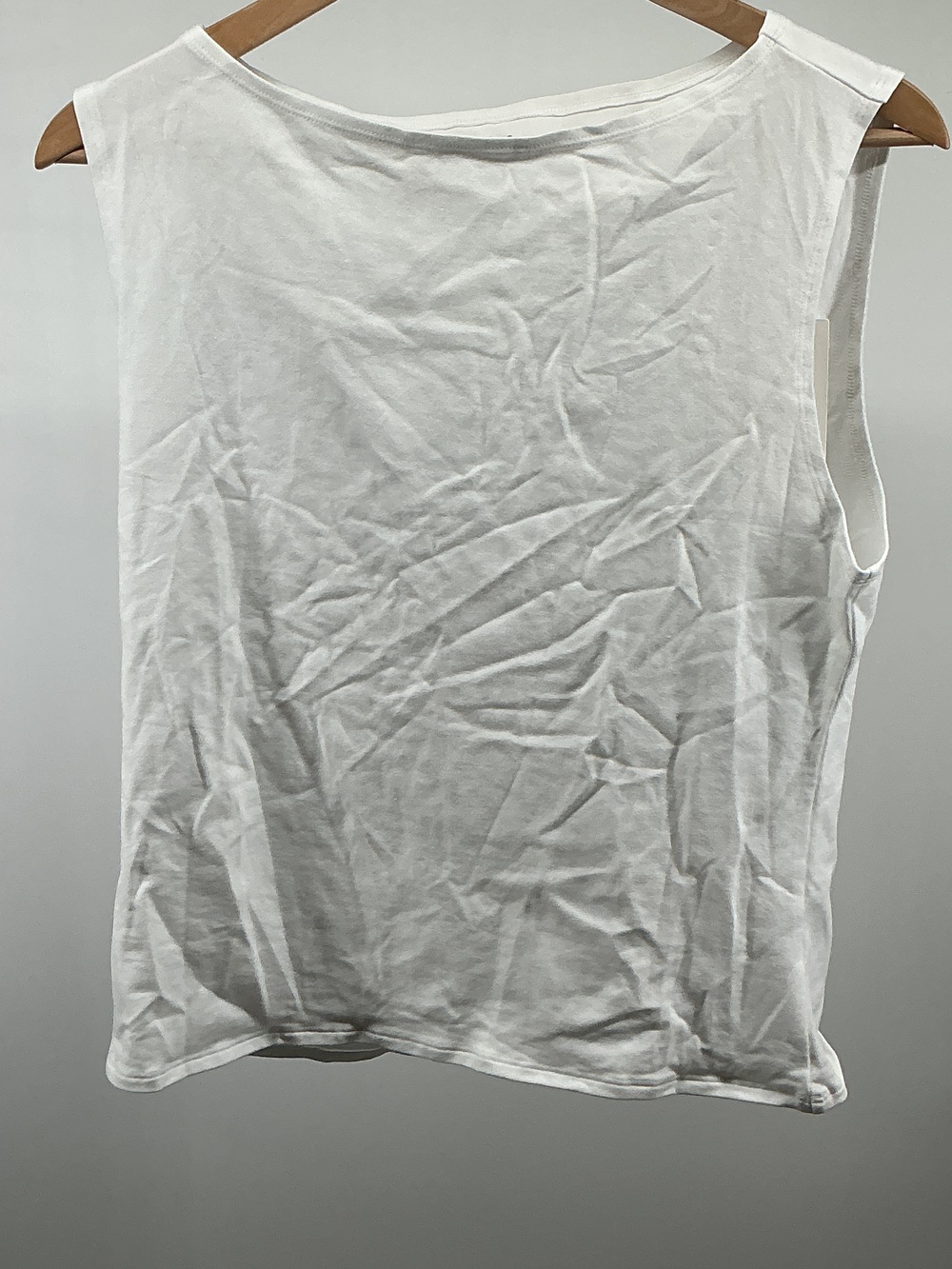 Stretch Cotton Jersey Boat Neck Tank